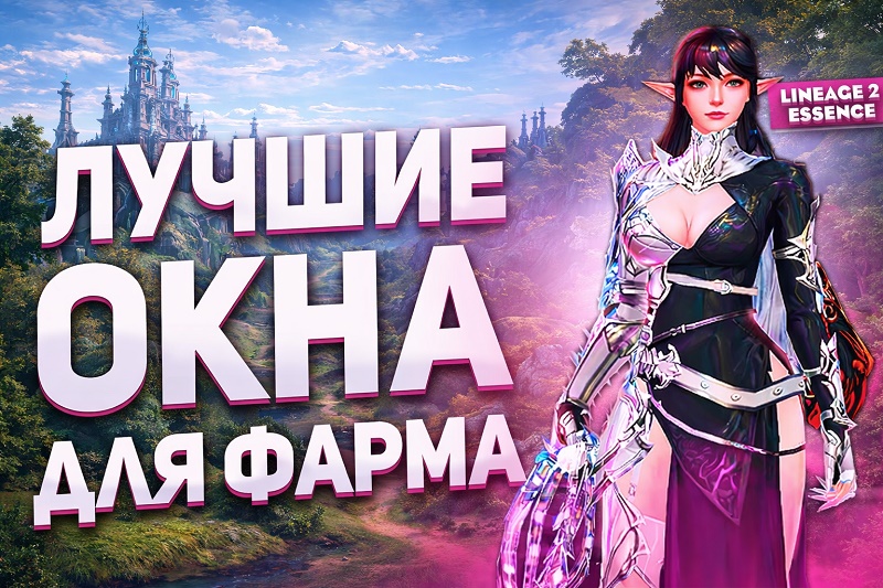 Окна для фарма адены в Lineage 2 Essence