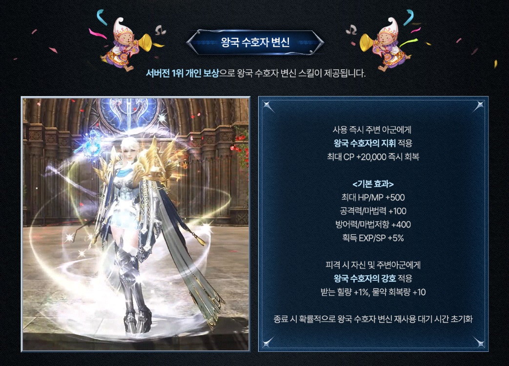 Награда за первое место в Битве серверов Lineage 2 Essence