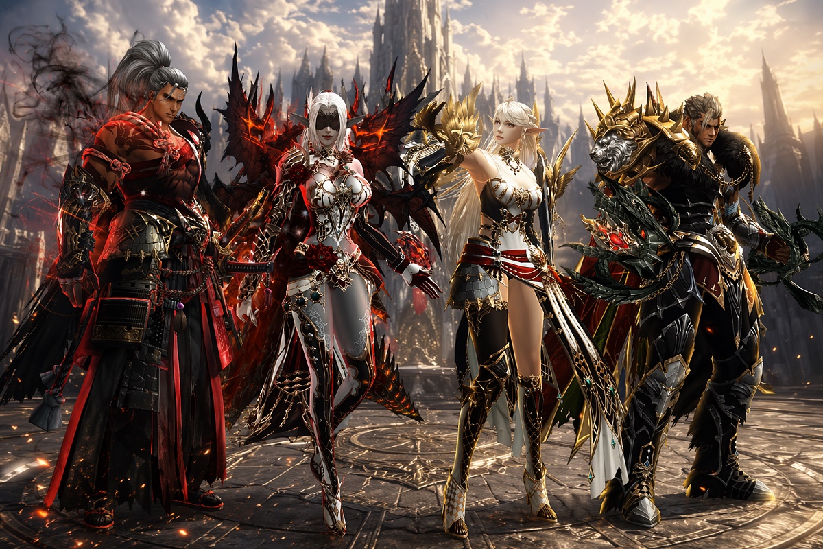 Новые доспехи «Небесная броня» в Lineage 2 Essence, обновление 2026