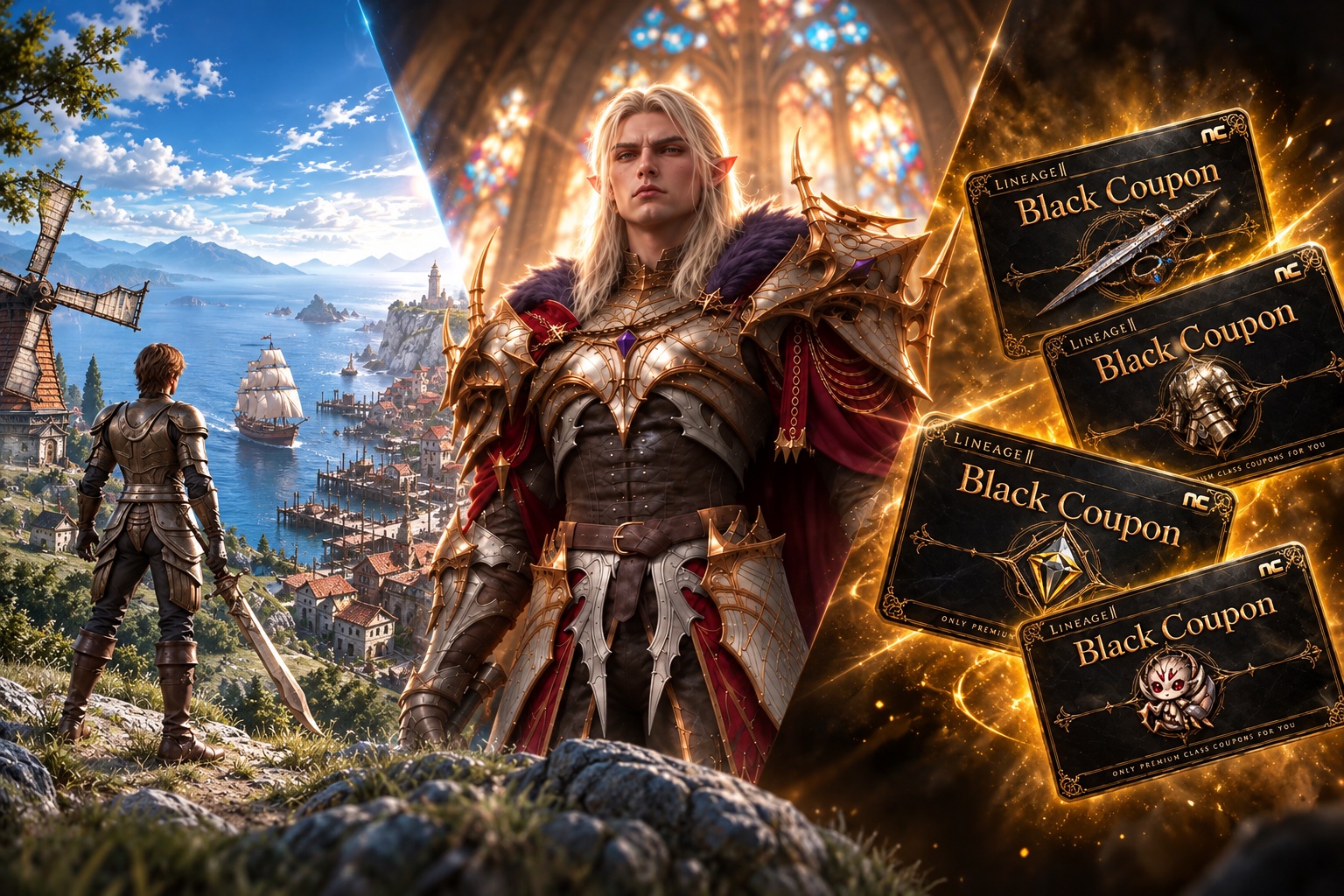 Lineage 2 BASIC в Корее — открытие серверов Gludin, Gludio и Giran 28 октября 2026 года, новый класс Повелитель Бартц, Чёрные Купоны