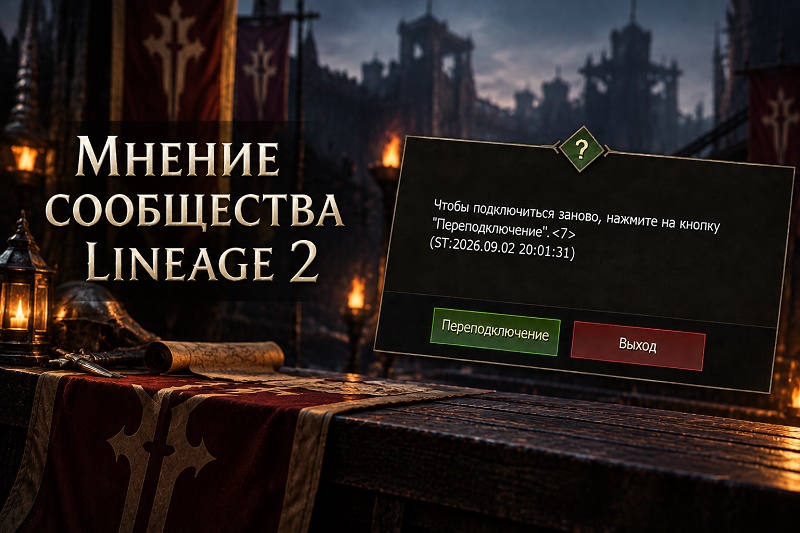 Результаты опроса игроков о быстром переподключении в Lineage 2 Essence