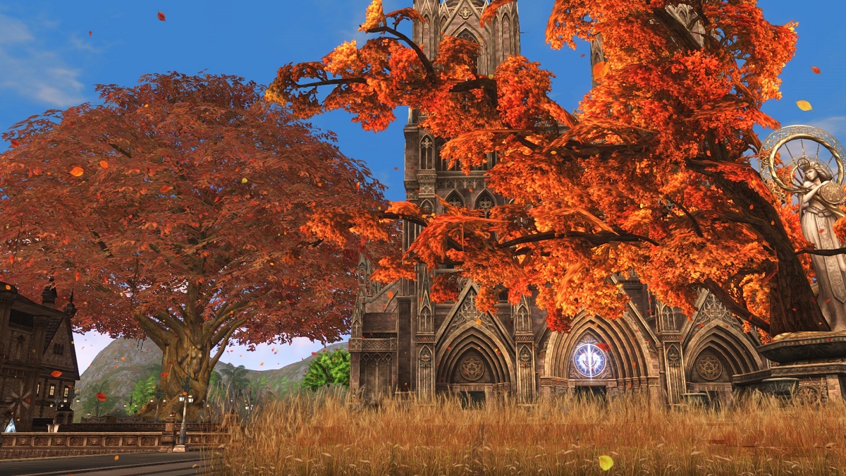 Осеннее оформление Гирана в Lineage 2 2026