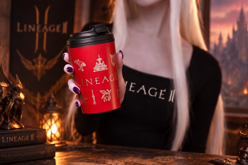 Розыгрыш фирменного мерча Lineage 2 Russia — термостакан Lineage 2
